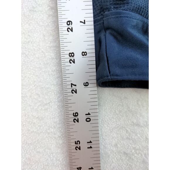 Mens Nike Athletic Shorts Size M Blue White Embroidered Swoosh Logo - Picture 9 of 11